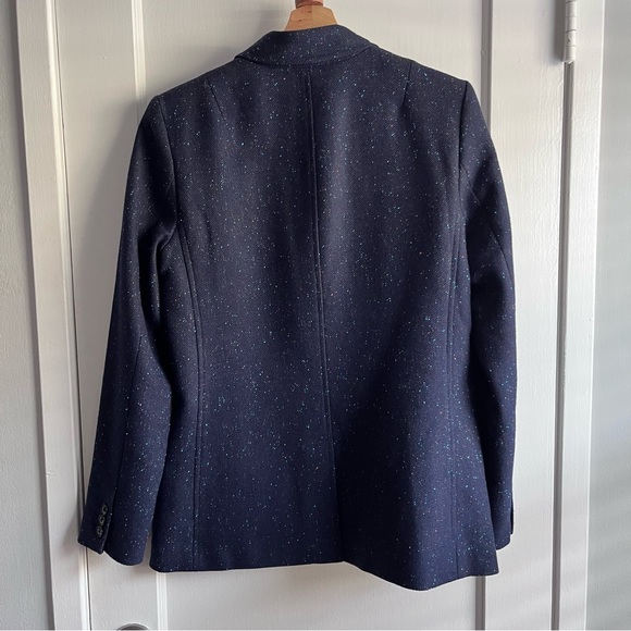 Banana Republic Speckled Blue Tweed Blazer - Picture 2 of 9